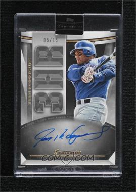 2021 Topps Luminaries - Home Run Kings Autographs #HRK-IR - Ivan Rodriguez /15 [Uncirculated]