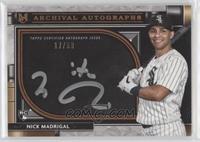 Nick Madrigal #/50