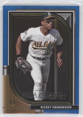 2021 Topps Museum Collection - [Base] - Sapphire #43 - Rickey Henderson /150