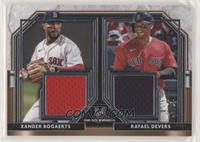 Xander Bogaerts, Rafael Devers #/50