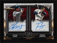 Chipper Jones, Freddie Freeman #/15