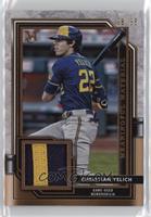 Christian Yelich (Blue Jersey) #/35