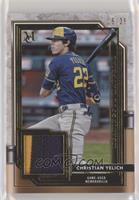 Christian Yelich (Blue Jersey) #/25