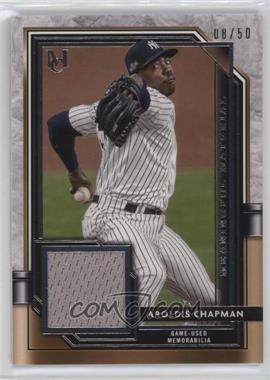2021 Topps Museum Collection - Meaningful Material Relics #MMR-AC - Aroldis Chapman /50