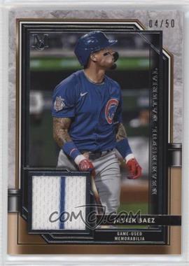 2021 Topps Museum Collection - Meaningful Material Relics #MMR-JB - Javier Baez /50