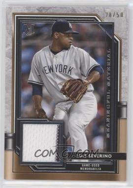 2021 Topps Museum Collection - Meaningful Material Relics #MMR-LSE - Luis Severino /50