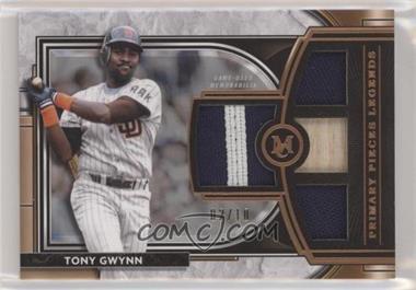 2021 Topps Museum Collection - Single-Player Primary Pieces Quad Relic Legends - Gold #SPQL-TG - Tony Gwynn /10