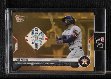 2021 Topps Now - [Base] - Gold Relic #960C - Jose Altuve /1 [Uncirculated]