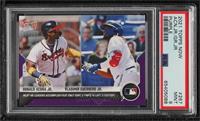 Ronald Acuna Jr., Vladimir Guerrero Jr. [PSA 9 MINT] #/25