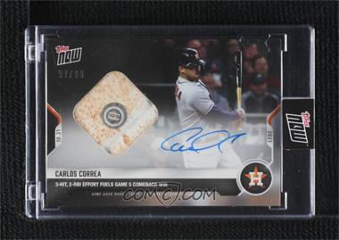 2021 Topps Now - [Base] - Relic Autographs #1033A - Carlos Correa /99 [Uncirculated]
