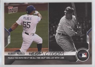 2021 Topps Now - [Base] #286 - Albert Pujols, Babe Ruth /1204