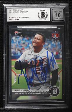 2021 Topps Now - [Base] #691 - Miguel Cabrera /13704 [BAS BGS Authentic]
