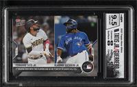 Fernando Tatis Jr., Vladimir Guerrero Jr. [HGA 9.5 GEM MINT] #/2…