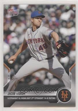 2021 Topps Now - [Base] #88 - Jacob deGrom /891