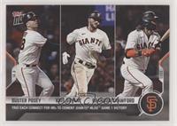 Buster Posey, Kris Bryant, Brandon Crawford #/635