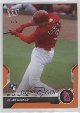 2021 Topps Now Road to Opening Day - [Base] - Orange #OD-367 - Dylan Carlson /5