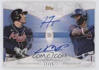 Freddie Freeman, Cristian Pache #/25