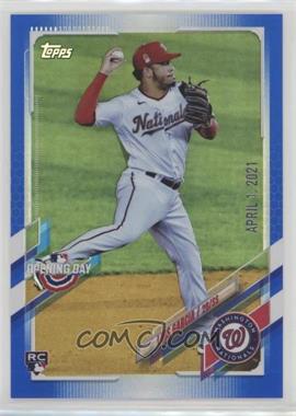 2021 Topps Opening Day - [Base] - Opening Day Edition Blue Foil #207 - Luis Garcia