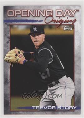 2021 Topps Opening Day - Opening Day Origins #ODO-17 - Trevor Story