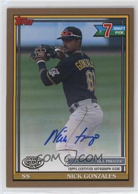 2021 Topps Pro Debut - [Base] - Gold Autographs #PD-156 - Nick Gonzales /50