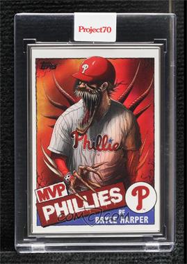 2021 Topps Project 70 - Online Exclusive [Base] - Artist Proof Silver Frame #757 - Alex Pardee - Bryce Harper (1985 Topps Baseball) /51 [Uncirculated]
