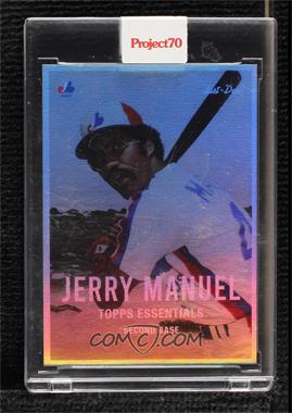 2021 Topps Project 70 - Online Exclusive [Base] - Rainbow Foil #102 - Don C - Jerry Manuel (1957 Topps Baseball) /70 [Uncirculated]