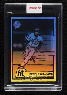 2021 Topps Project 70 - Online Exclusive [Base] - Rainbow Foil #203 - Joshua Vides - Bernie Williams (1996 Topps Baseball) /70 [Uncirculated]