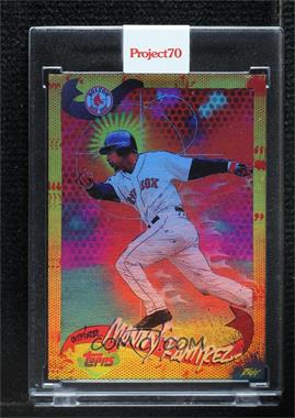 2021 Topps Project 70 - Online Exclusive [Base] - Rainbow Foil #497 - RISK - Manny Ramirez (2002 Topps Baseball) /70 [Uncirculated]