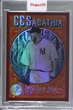 2021 Topps Project 70 - Online Exclusive [Base] - Rainbow Foil #52 - Mister Cartoon - C.C. Sabathia (1959 Topps Baseball) /70 [Uncirculated]