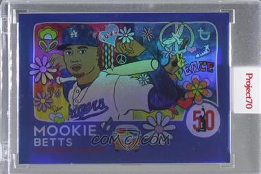2021 Topps Project 70 - Online Exclusive [Base] - Rainbow Foil #54 - Brittney Palmer - Mookie Betts (1973 Topps Baseball) /70 [Uncirculated]