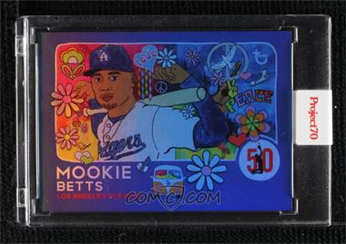 2021 Topps Project 70 - Online Exclusive [Base] - Rainbow Foil #54 - Brittney Palmer - Mookie Betts (1973 Topps Baseball) /70 [Uncirculated]