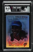 Chuck Styles - Ernie Banks (1954 Topps Baseball) [HGA 9 MINT] #/70