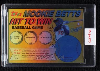 2021 Topps Project 70 - Online Exclusive [Base] - Rainbow Foil #667 - SoleFly - Mookie Betts (1981 Topps Baseball) /70 [Uncirculated]