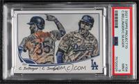 Lauren Taylor - Corey Seager, Cody Bellinger (2013 Topps Baseball) [PSA 9&…