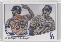 Lauren Taylor - Corey Seager, Cody Bellinger (2013 Topps Baseball) #/4,780