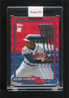 2021 Topps Project 70 - Online Exclusive [Base] #379 - UNDEFEATED - Deion Sanders (1992 Topps Baseball) /1135 [Uncirculated]
