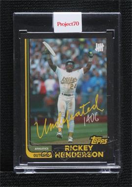2021 Topps Project 70 - Online Exclusive [Base] #418 - UNDEFEATED - Rickey Henderson (1982 Topps Baseball) /1193 [Uncirculated]