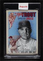Mister Cartoon - Mike Trout (1954 Topps Baseball) [Uncirculated] #/2,195