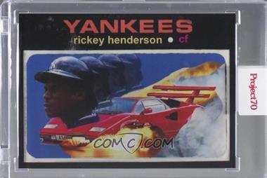 2021 Topps Project 70 - Online Exclusive [Base] #76 - Action Bronson - Rickey Henderson (1971 Topps Baseball) /3310 [Uncirculated]