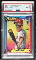 Alex Pardee - Mike Trout (1990 Topps Baseball) [PSA 8 NM‑MT] #/…