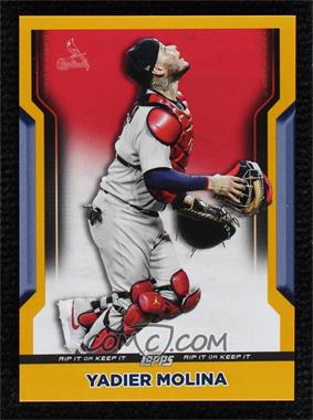 2021 Topps Rip - [Base] - Gold #86 - Yadier Molina /5