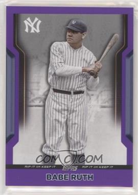 2021 Topps Rip - [Base] - Purple #9 - Babe Ruth /25