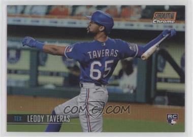 2021 Topps Stadium Club - [Base] - Chrome Orange Refractor #290 - Leody Taveras /99