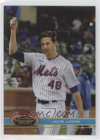 Refractor - 1991 Stadium Club Design Variation - Jacob deGrom