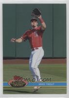 Refractor - 1991 Stadium Club Design Variation - Mike Trout