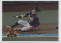 Refractor - 1991 Stadium Club Design Variation - Ronald Acuña Jr.