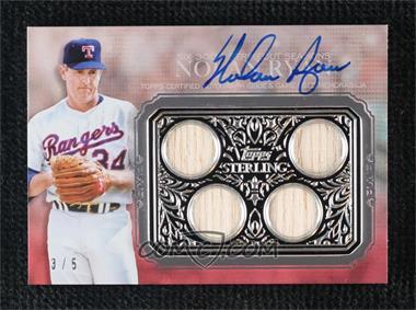 2021 Topps Sterling - Sterling Strikes Autograph Relics - Red #STAR-NRY - Nolan Ryan /5