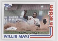 1982 Baseball In Action Design - Willie Mays #/672