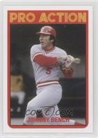 1972 Topps Football - Pro Action Design - Johnny Bench #/1,086