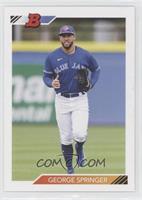 1992 Bowman Baseball Design - George Springer #/1,270